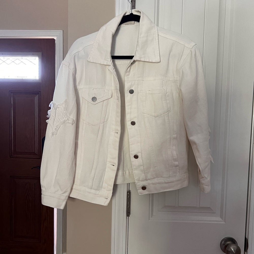White Denim Jacket